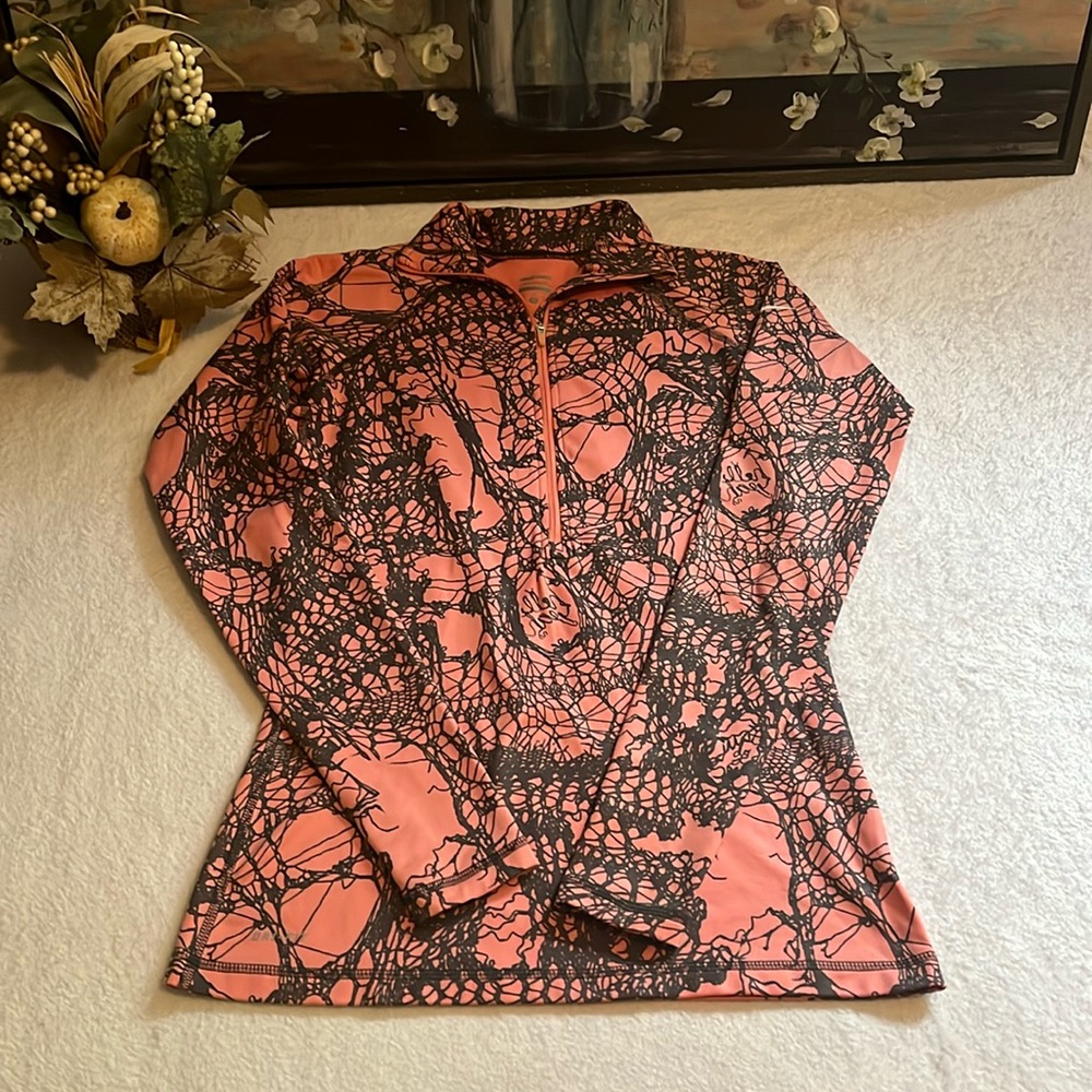 Women’s Nike Pro Half-Zip Pullover Shirt, Size M